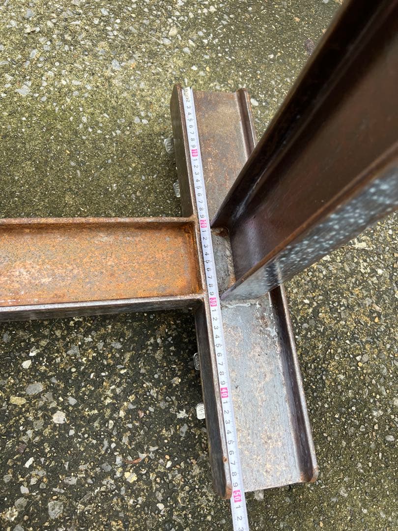 Tバー・アンティーク風ディスプレイラック