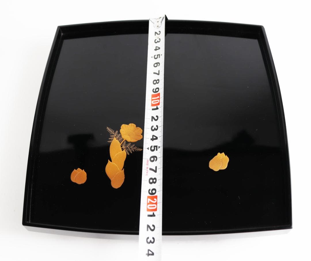 茶道具 花蒔絵 吸物膳 十客 時代漆器 木箱