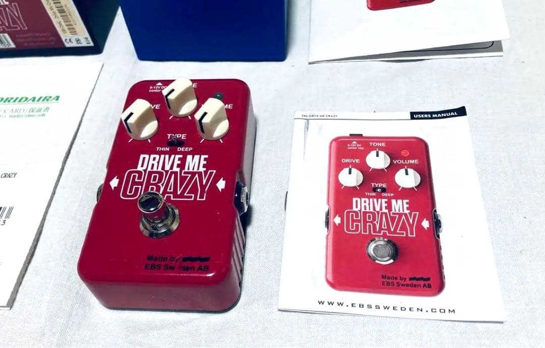 EBS DRIVE ME CRAZY ベース エフェクター 生産終了 レア 希少