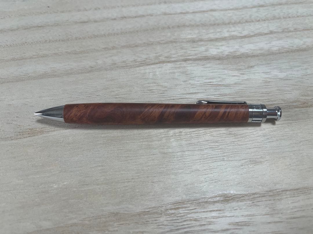 工房楔　シャープペンシル　花梨こぶ杢　0.5mm