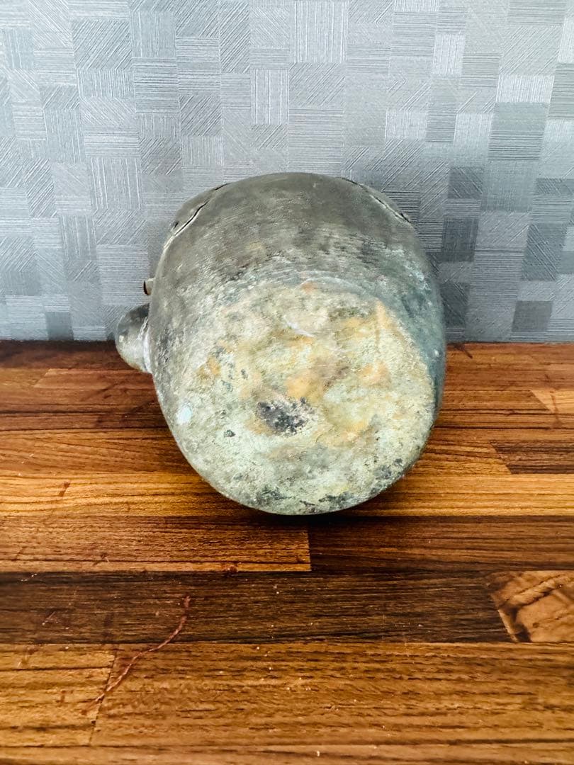 古銅 急須 大明宣徳五年 古置物 銅器 中国古賞物 蔵出 骨董品 アンティーク