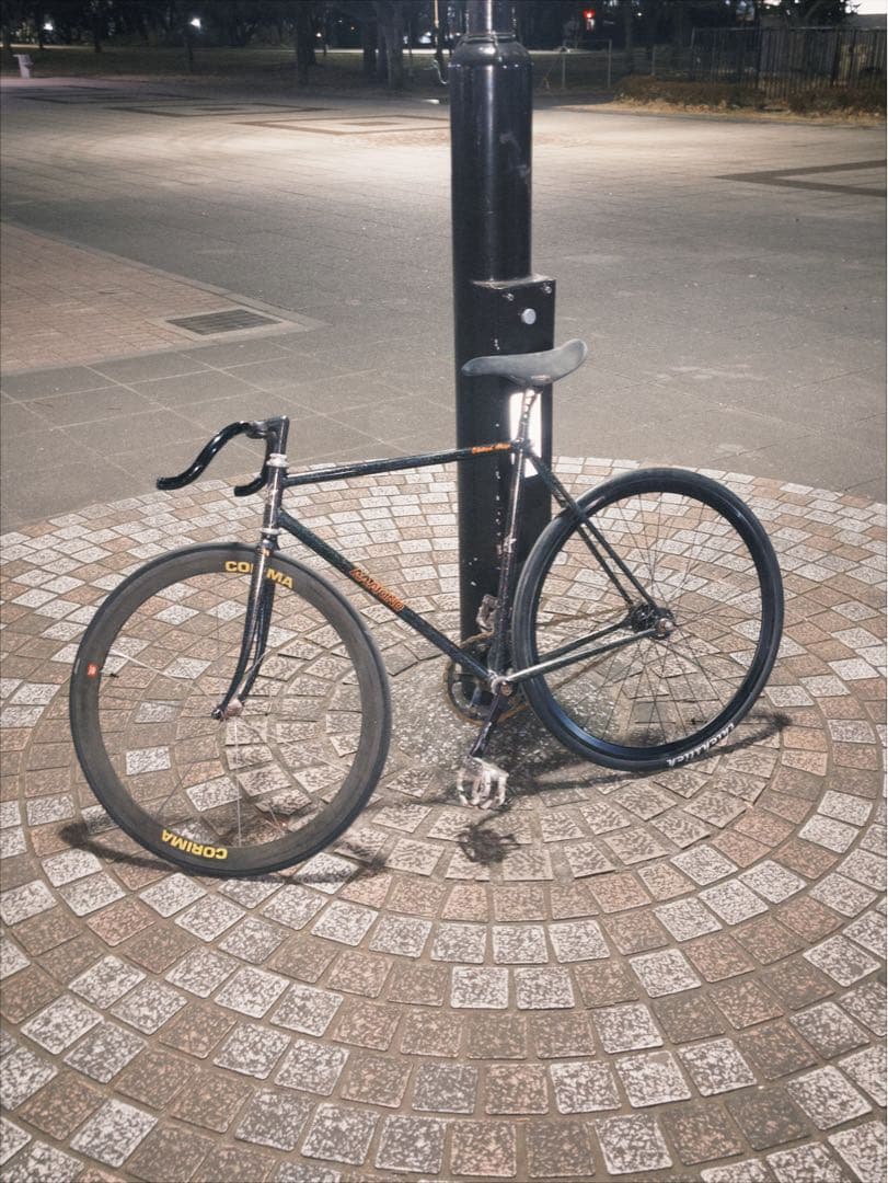 MAKINO ピストフレーム　選手名　NJS ラメ　マキノ　ブルーラグ　おまけ有