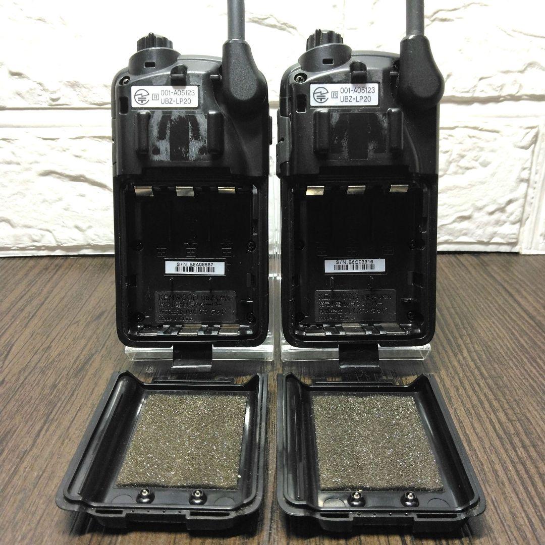 程度良好★KENWOOD UBZ-LP20 特定小電力トランシーバー クリップ付