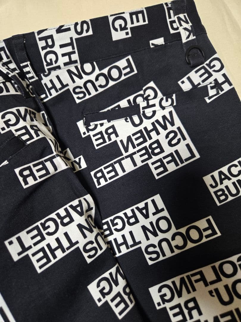 5 サイズ　L　メンズ　ゴルフウェア jackbunnyブラック　ズボン　パンツ