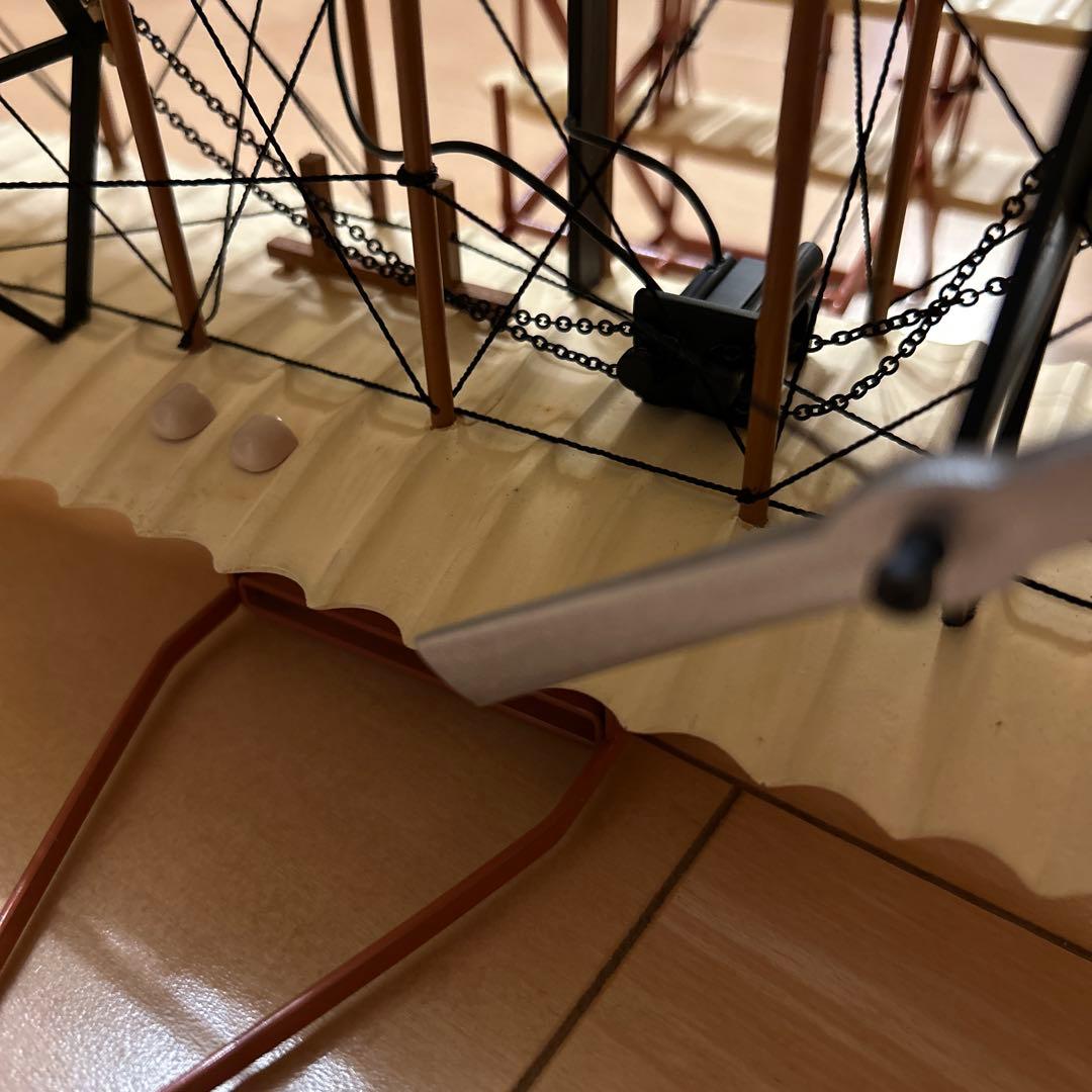 x*3様 キティホークフライヤー ライト兄弟 1903 飛行機 模型 オブジェ