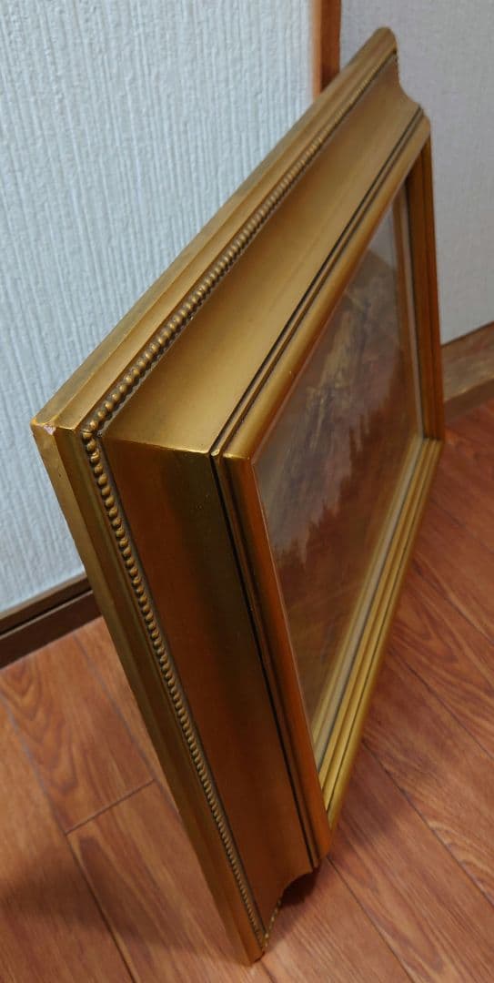 武井 清 「晩秋八ヶ岳山麓」真筆 絵画 油絵 油彩