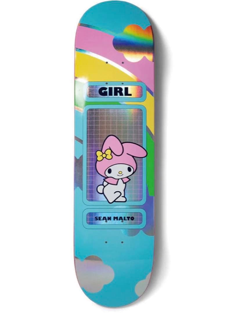 スケートボード GIRL HELLO KITTY&FRIENDS RAINBOW DECK