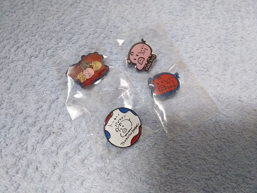 大阪万博 会場限定 ピンバッジ4点セット とんかつ乃ぐち　Expo2025