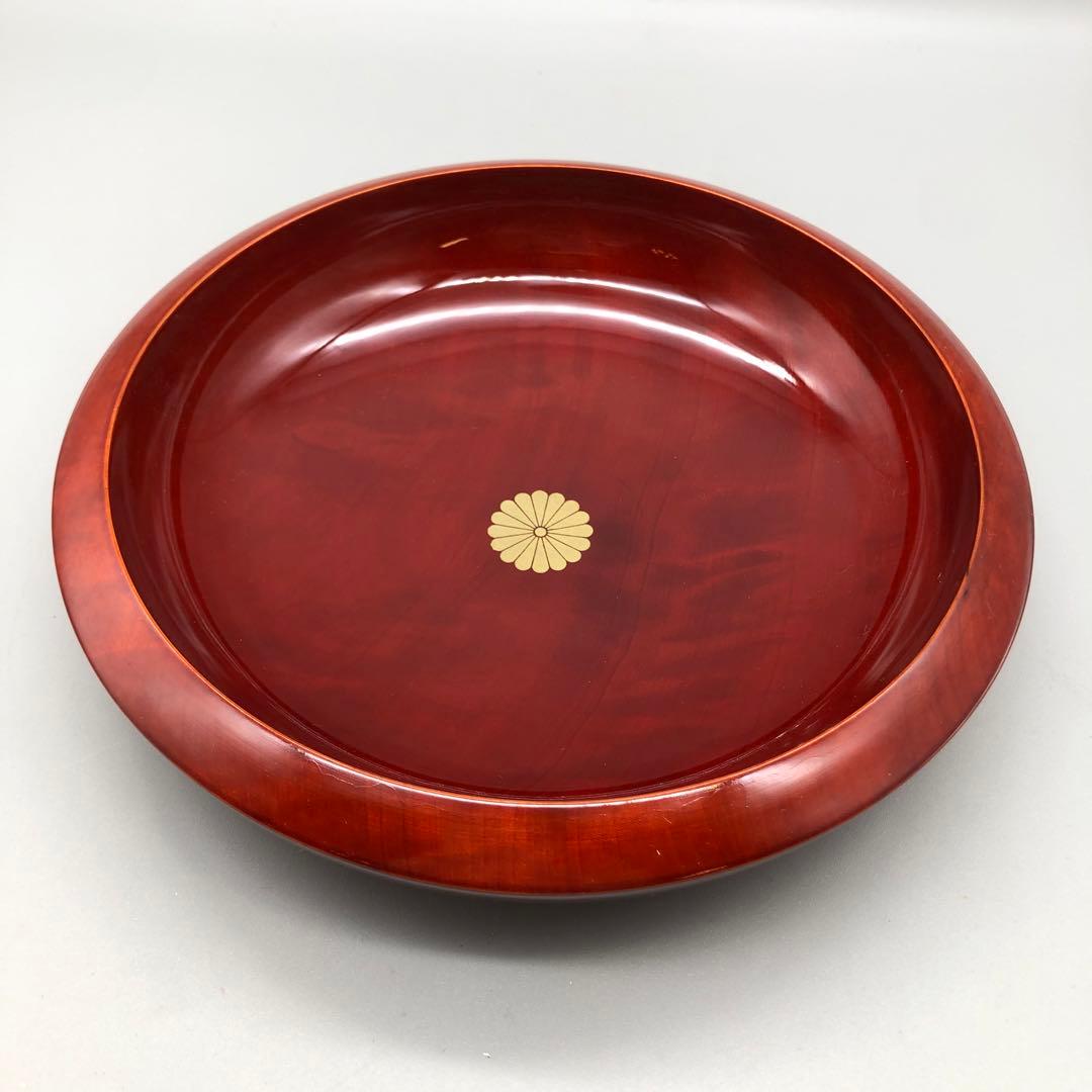 新品未使用箱入り宮内庁御用達山田平安堂飛騨春慶塗ボウル21cm高級伝統工芸漆器