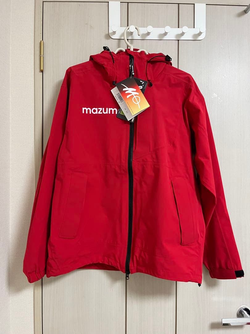 【新品未使用】マズメmazumeコアレインスーツ MZRS-756 レッドLL