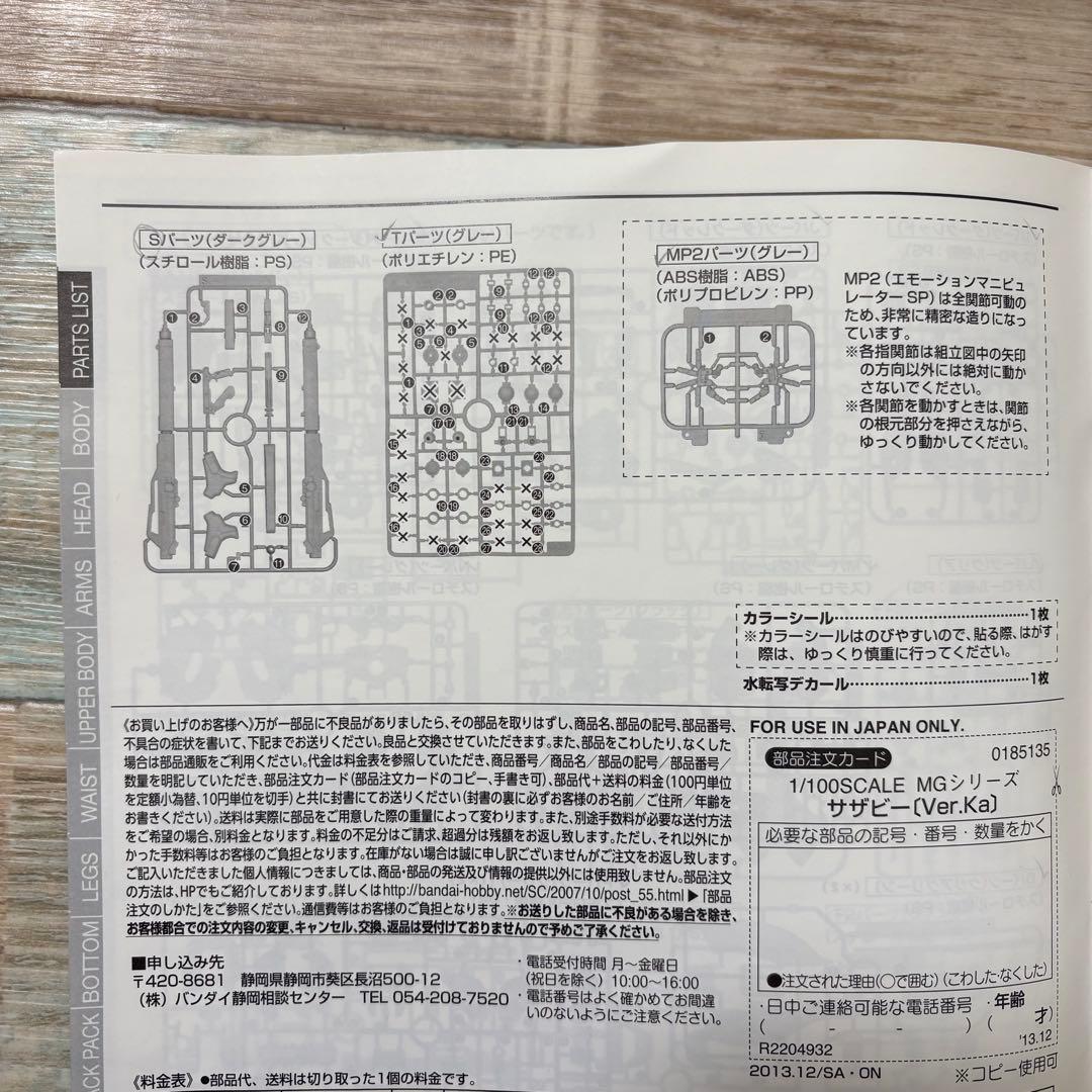 ガンダム SAZABI Ver Ka サザビー プラモデル 作りかけ パーツ欠有