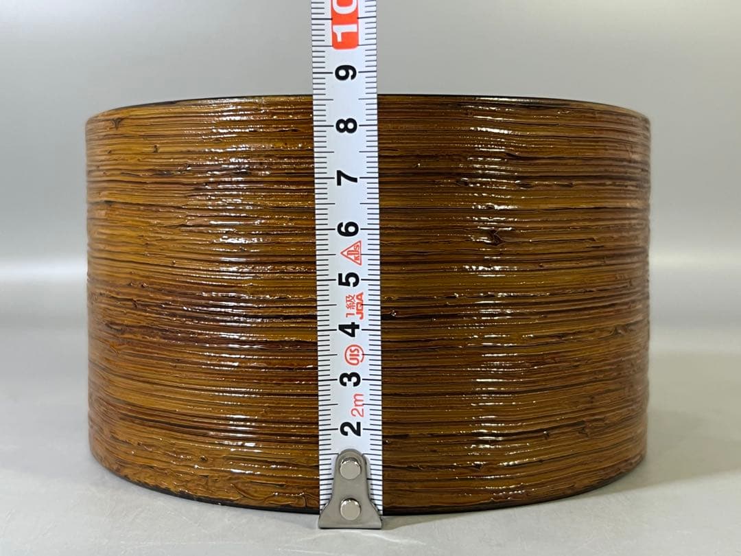 DT751 茶道具 輪島塗糸目 建水 共箱