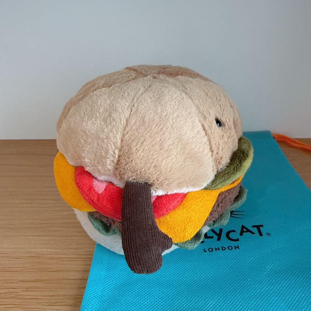  ジェリーキャット　ハンバーガーぬいぐるみ　正規品　レア