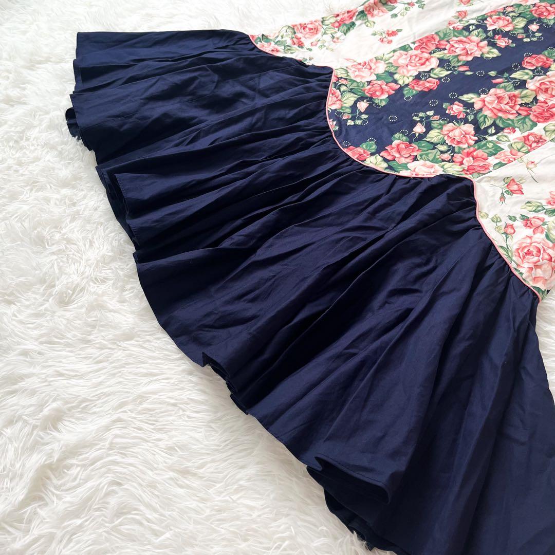 【MADE IN U.S.A】ムームー　ビンテージ　フラダンス　ハワイ　レトロ