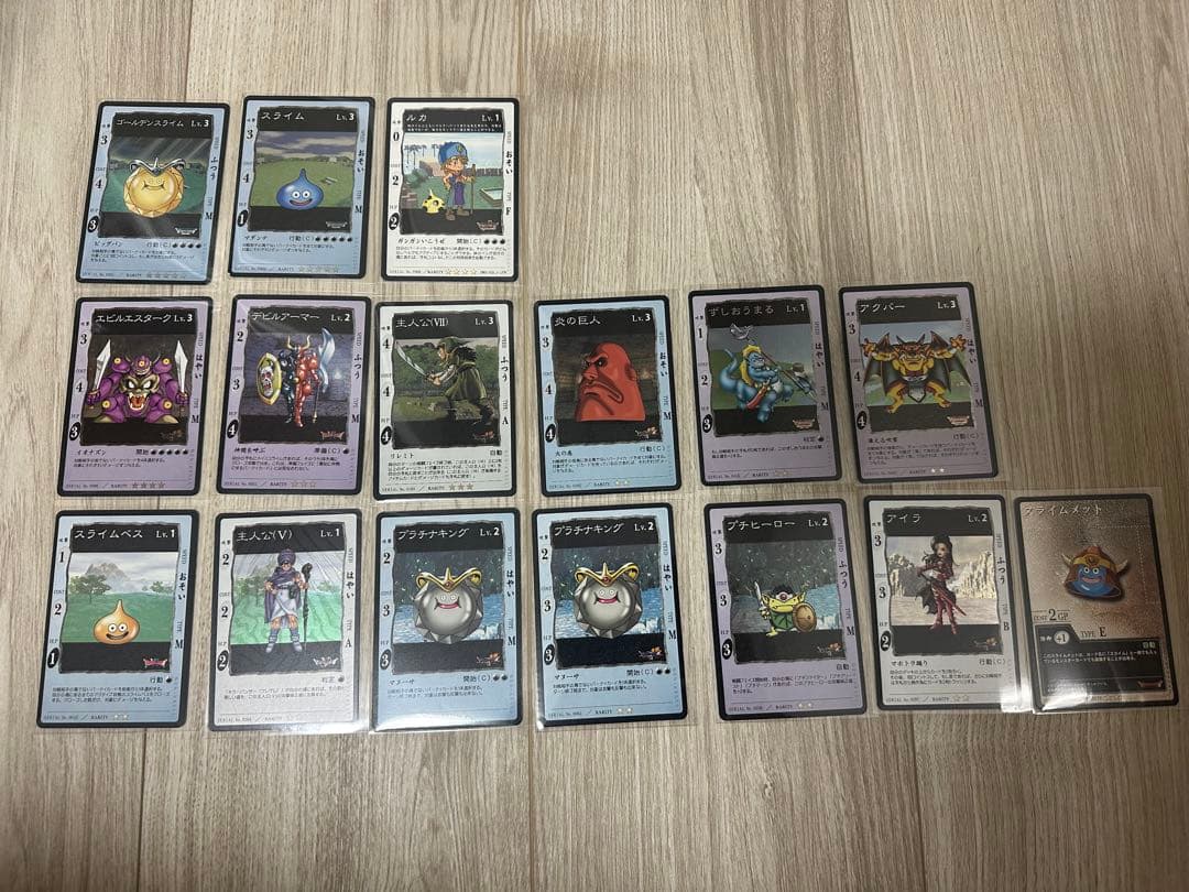 ドラゴンクエストカードゲーム　プロモカードスライム、ゴールデンスライム、ルカ付