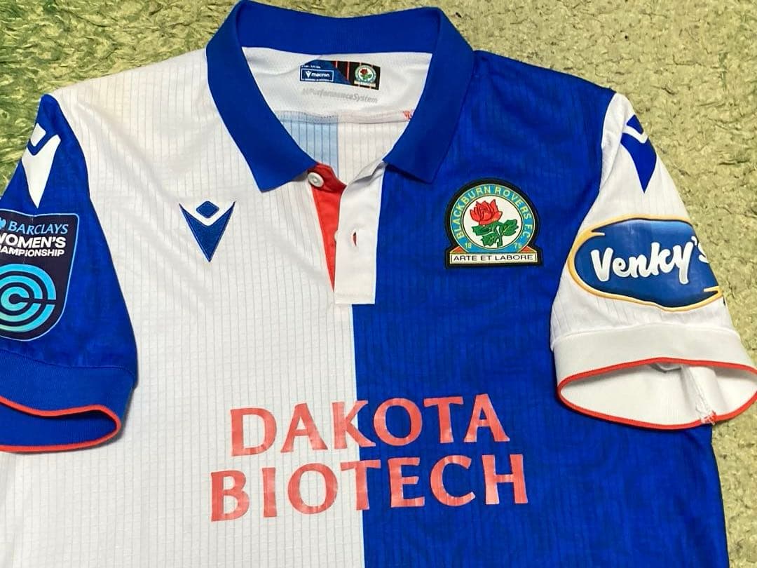 サッカーユニフォーム Black Burn Rovers W