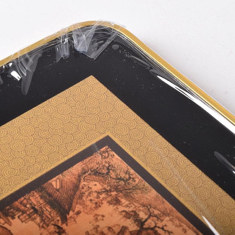 中国　清明上河園　黄金画　足金999　額装　証明書・箱付　7657C