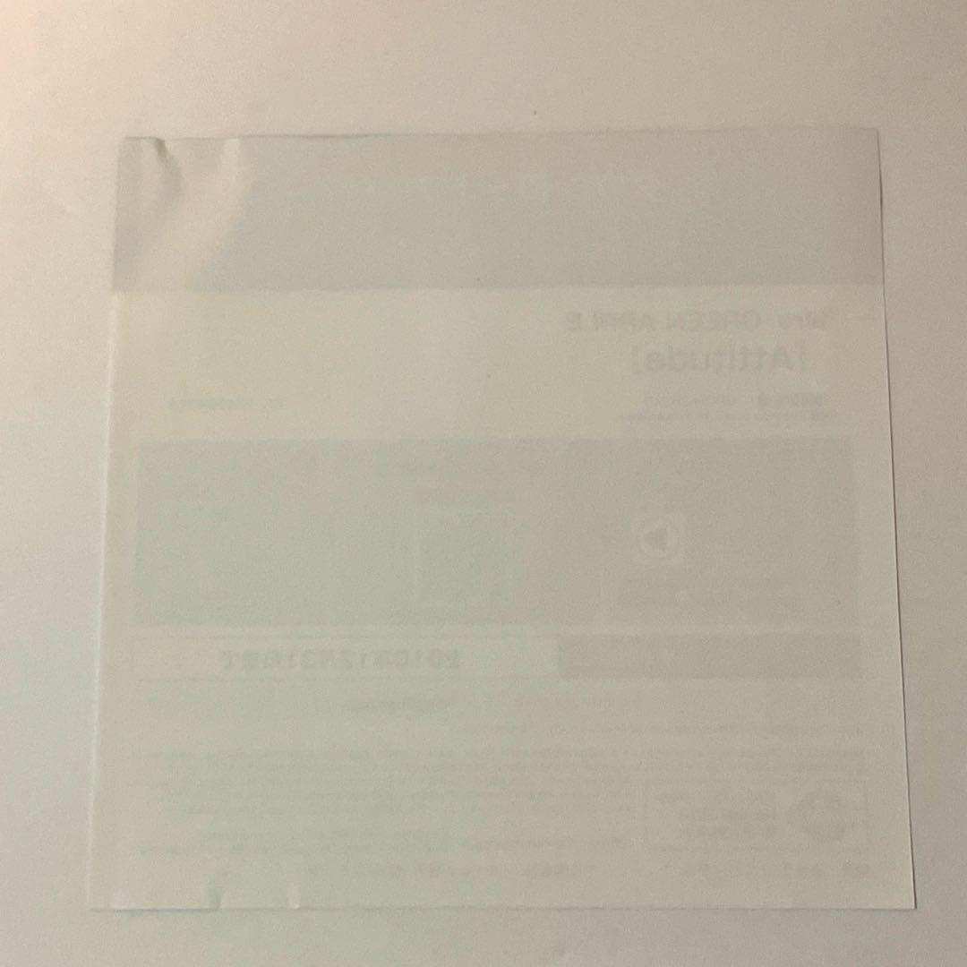 【激レア 初回限定盤】Attitude/Mrs.GREEN APPLE