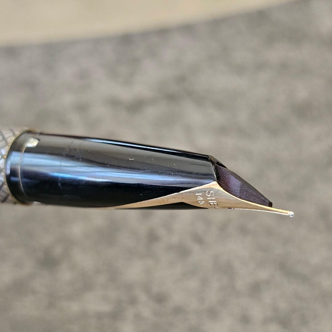 SHEAFFERヴィンテージ万年筆　14金　スターリングシルバー