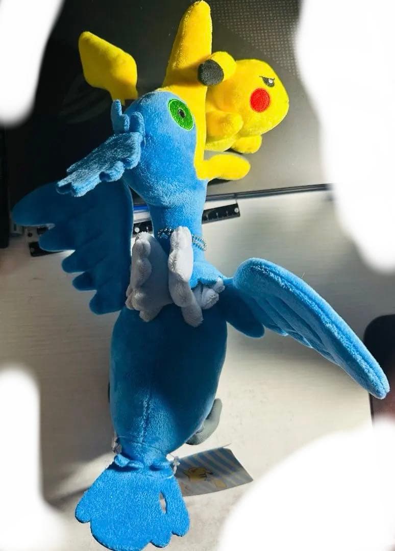 中国限定 ポケモンカードゲーム ピカチュウ&ウッウ ぬいぐるみキーホルダー