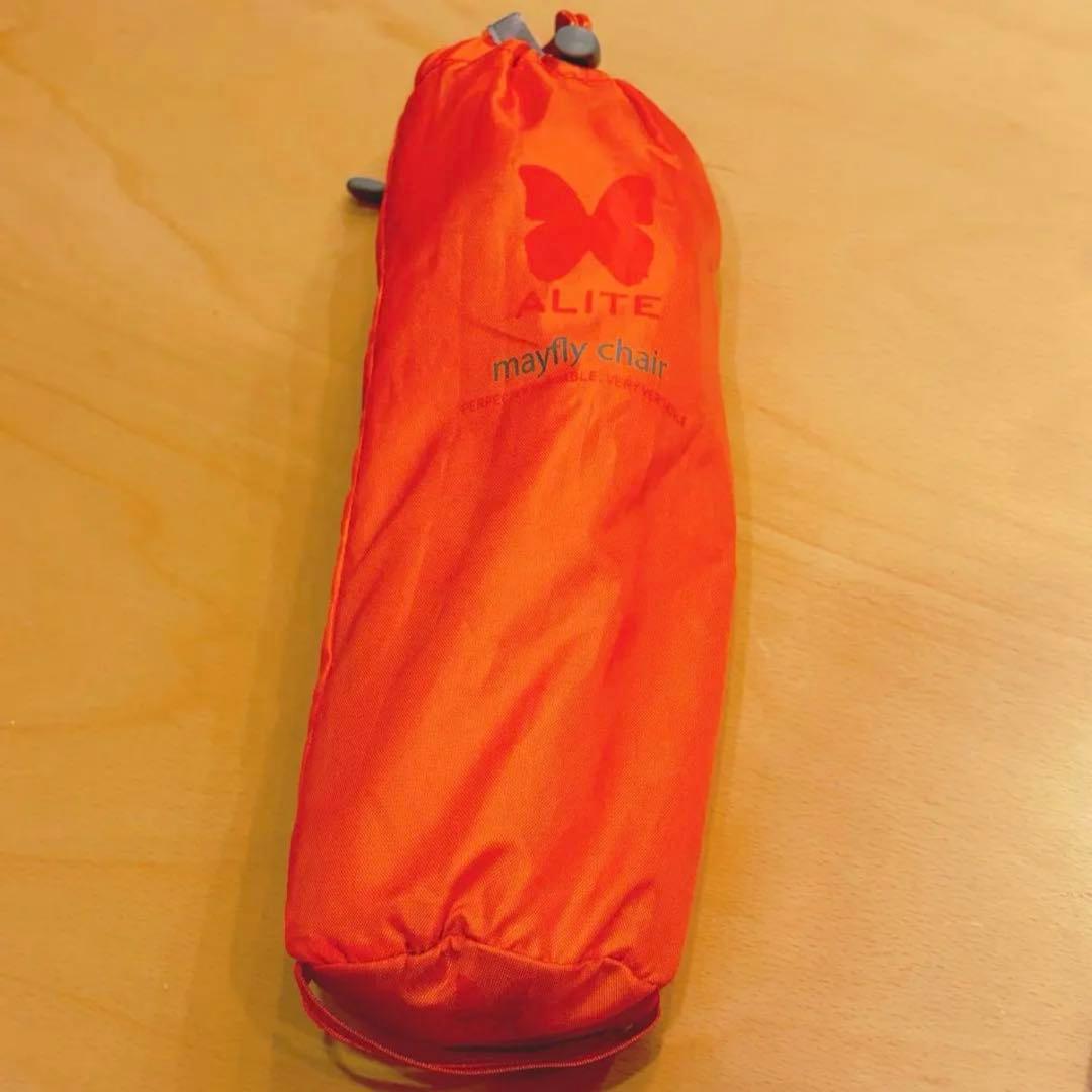 【美品】ALITE MayflyChair メイフライチェア ジュピターオレンジ