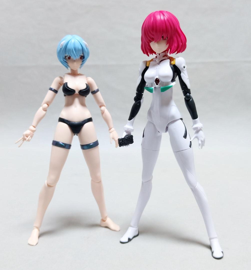 2体セット 完成品 30MP 綾波レイ(プラグスーツVer.) 組立て済