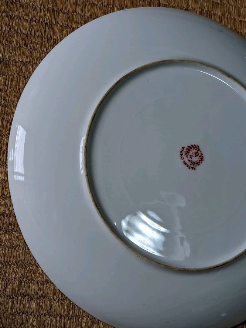 ♦ 希少！輸出用 明治九谷 楼閣山水図 飾り皿 コレクション 骨董品アンティーク