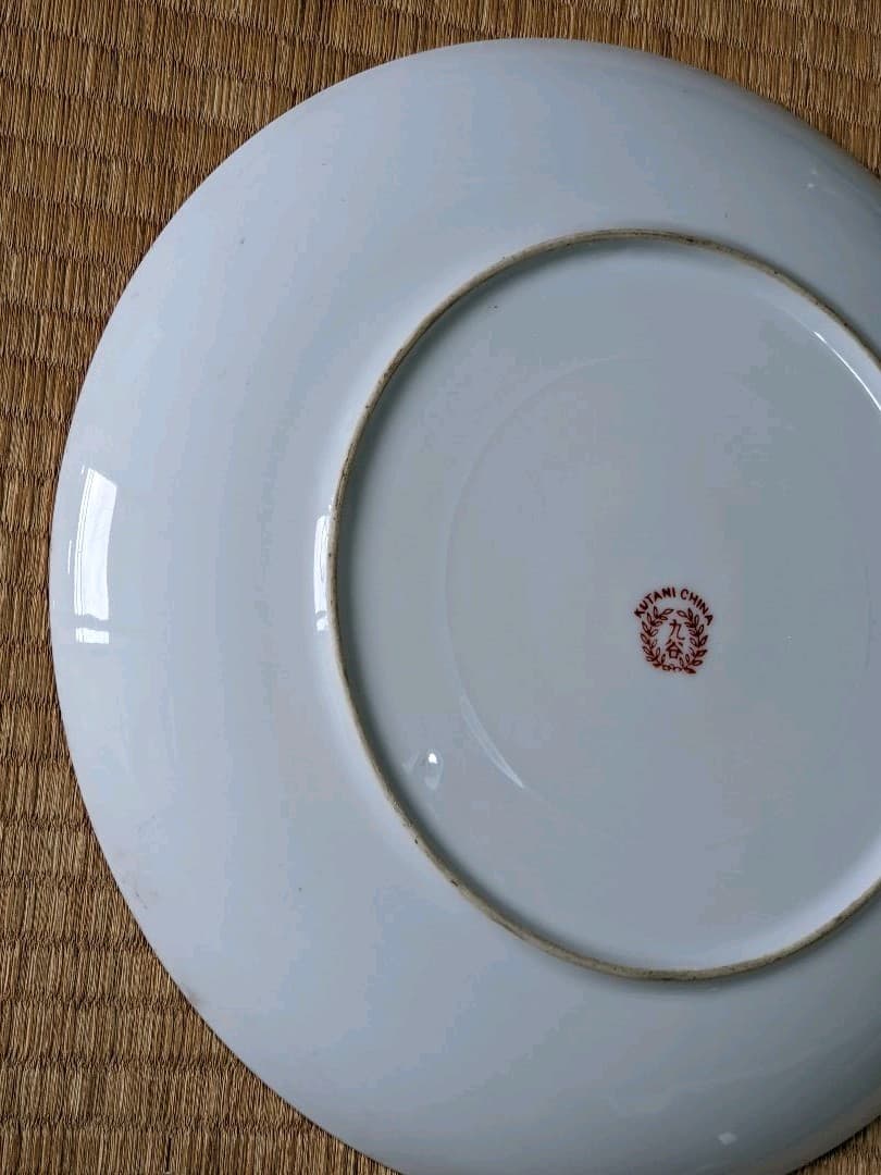 ♦ 希少！輸出用 明治九谷 楼閣山水図 飾り皿 コレクション 骨董品アンティーク