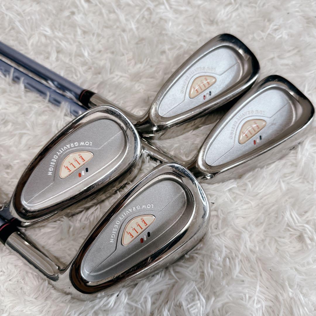 初心者向け ELLE ゴルフクラブ＆キャディバッグ レディース ハーフセット