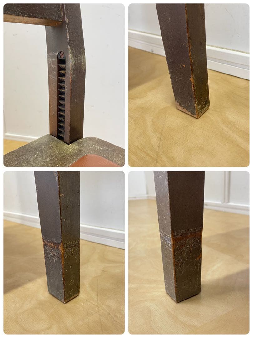 ビンテージ ヤマハ ピアノ椅子 トムソン椅子 背付椅子 チェア アンティーク