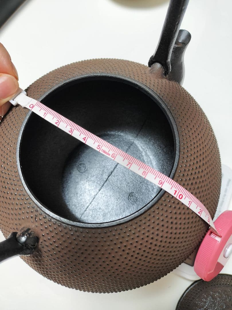 骨董品　作家品　未使用南部盛栄堂販売 南部秀山 佐藤勝弘作 15型アラレ 鉄瓶