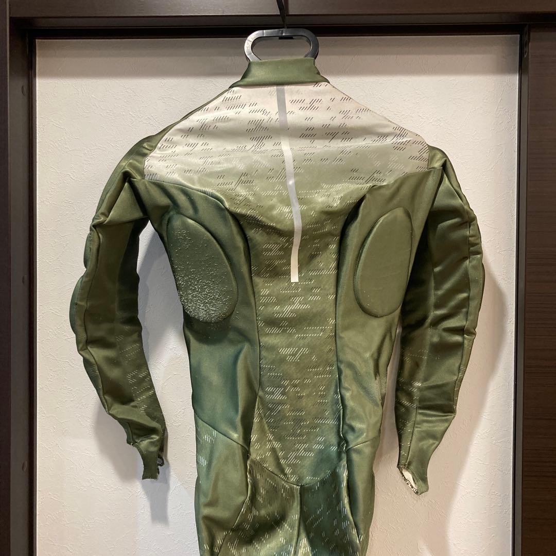 Mizuno スキーウェア ワンピース パッド入り オリーブグリーン M