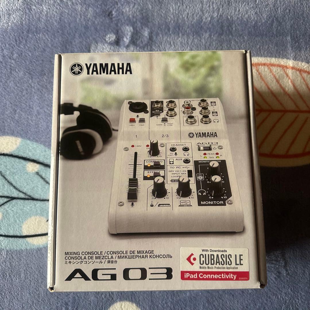 【美品】ヤマハ YAMAHA 　ウェブキャスティングミキサー　AG03