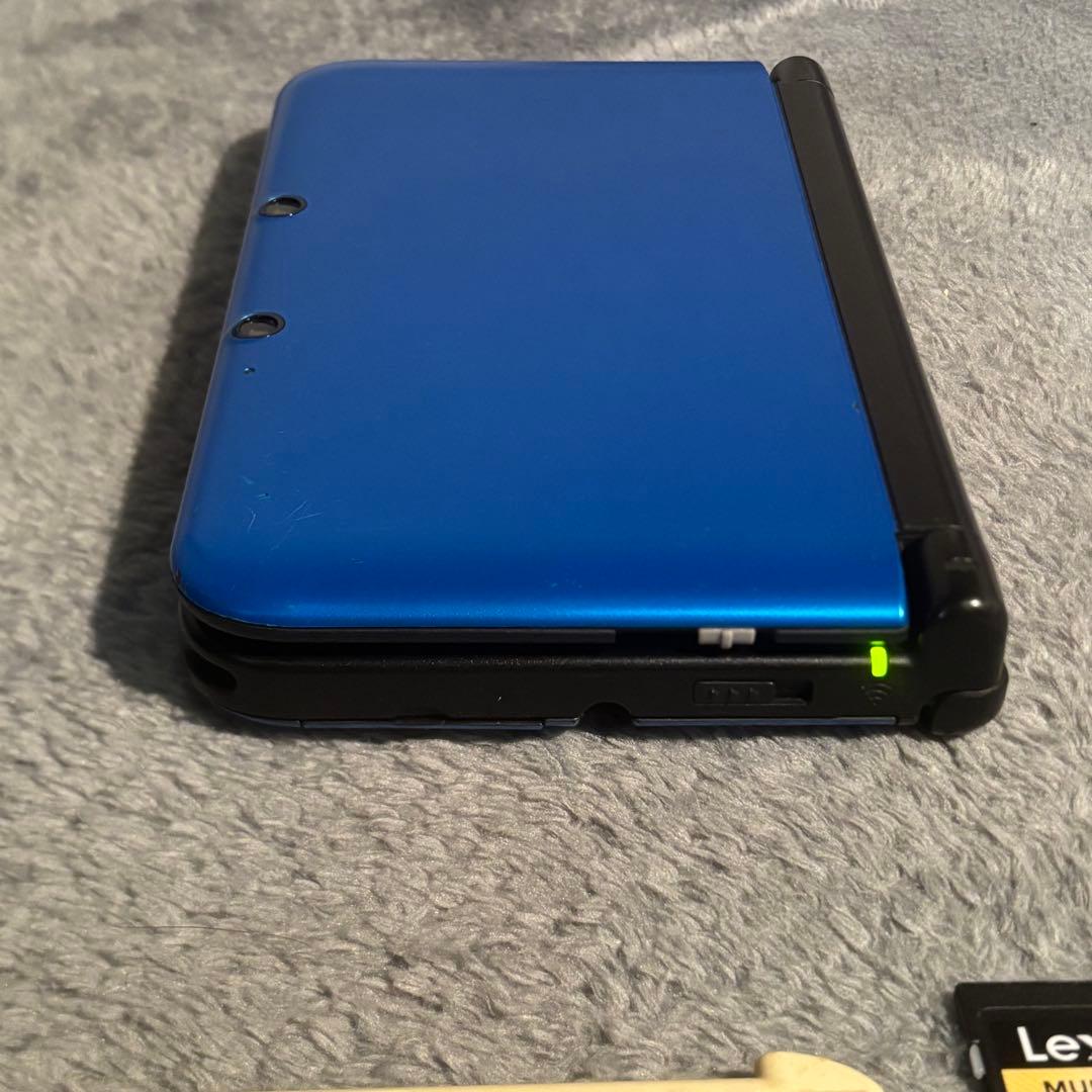 Nintendo 3DS LL ブルー 動作良好 SDカード 充電器 付属