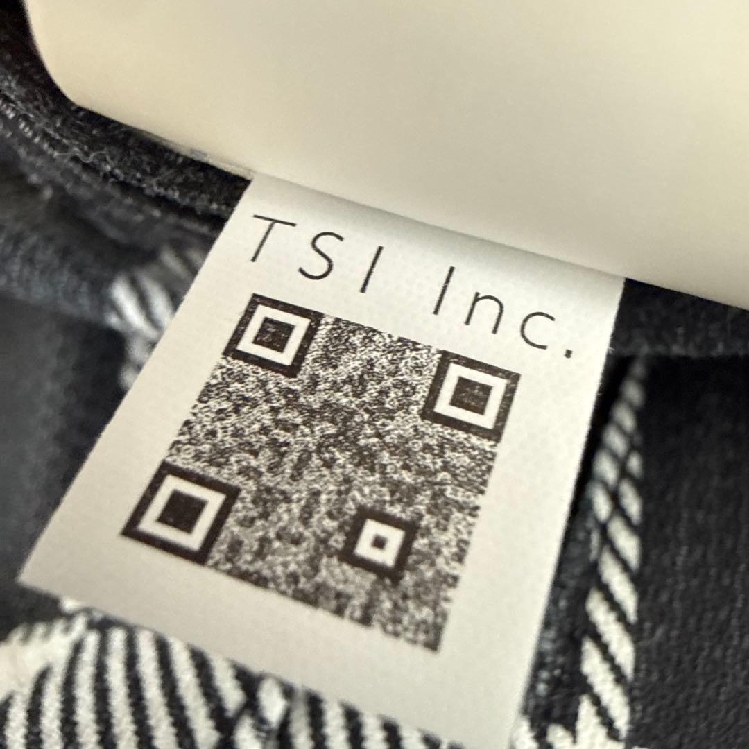 現行モデル　パーリーゲイツ　パンツ　総柄　L〜XL相当 チェック　グレー　白　5