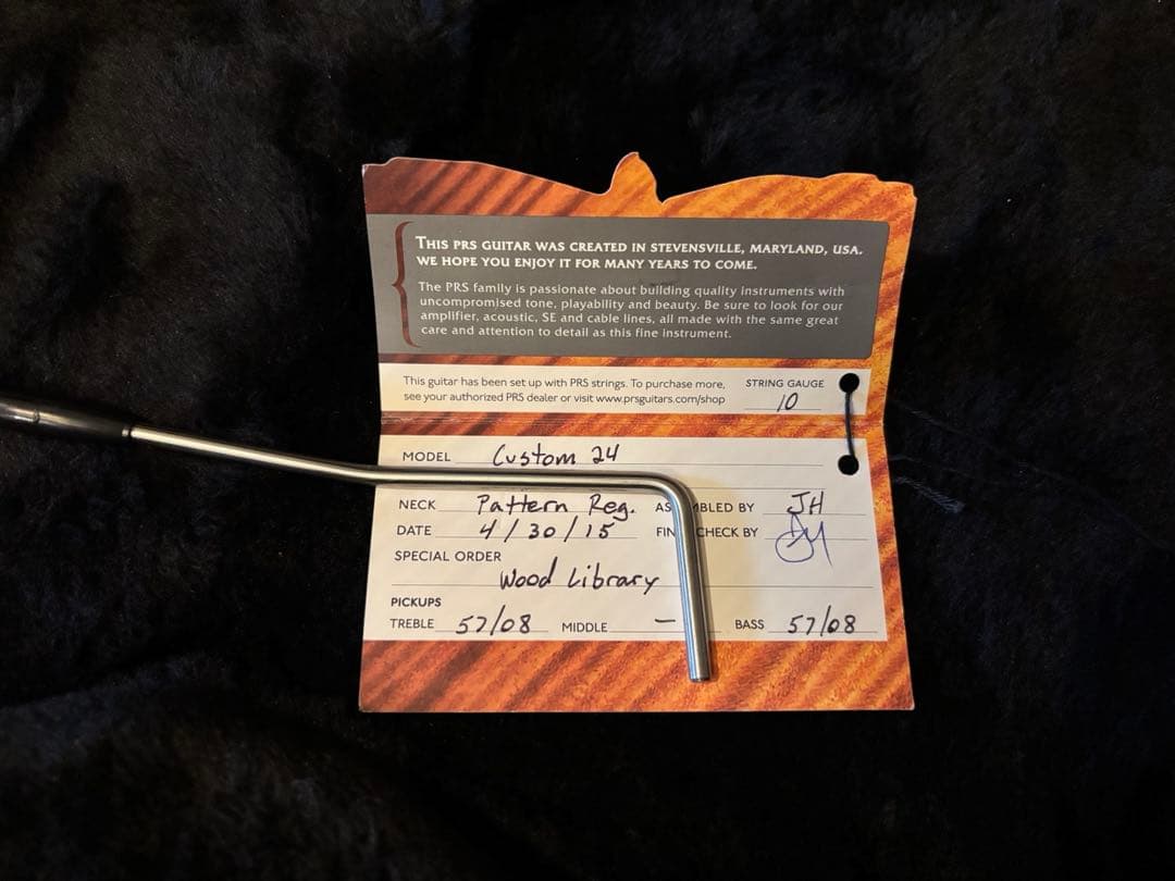 ギター PRS Custom24 KID Ltd Wood Library