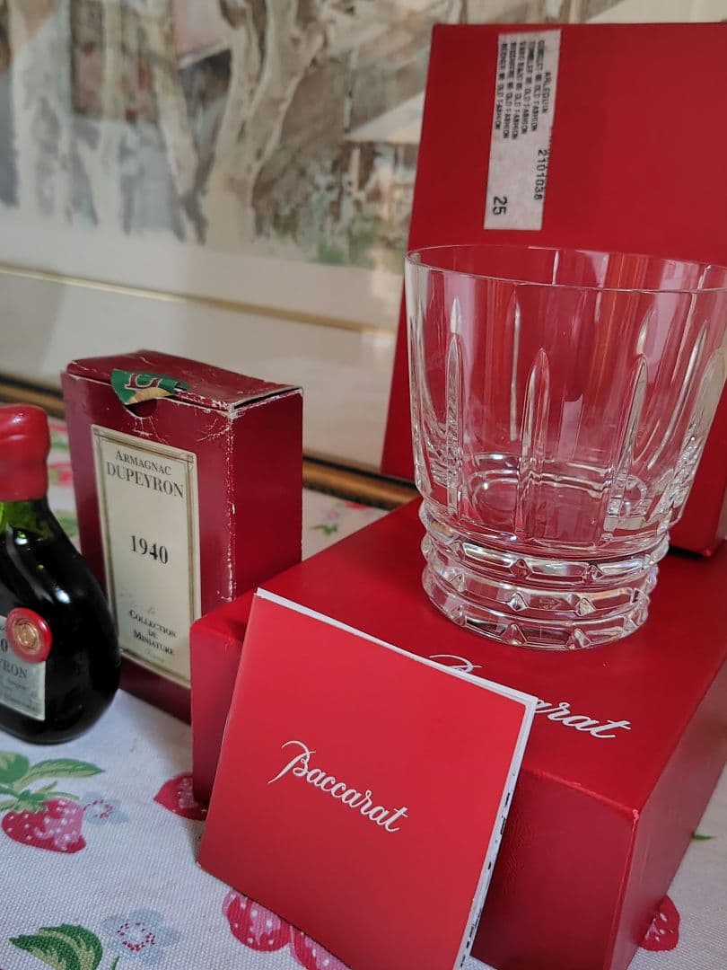 バカラ　アルルカン　1客　アルマニャック　デュペイロン　1940年　50ml