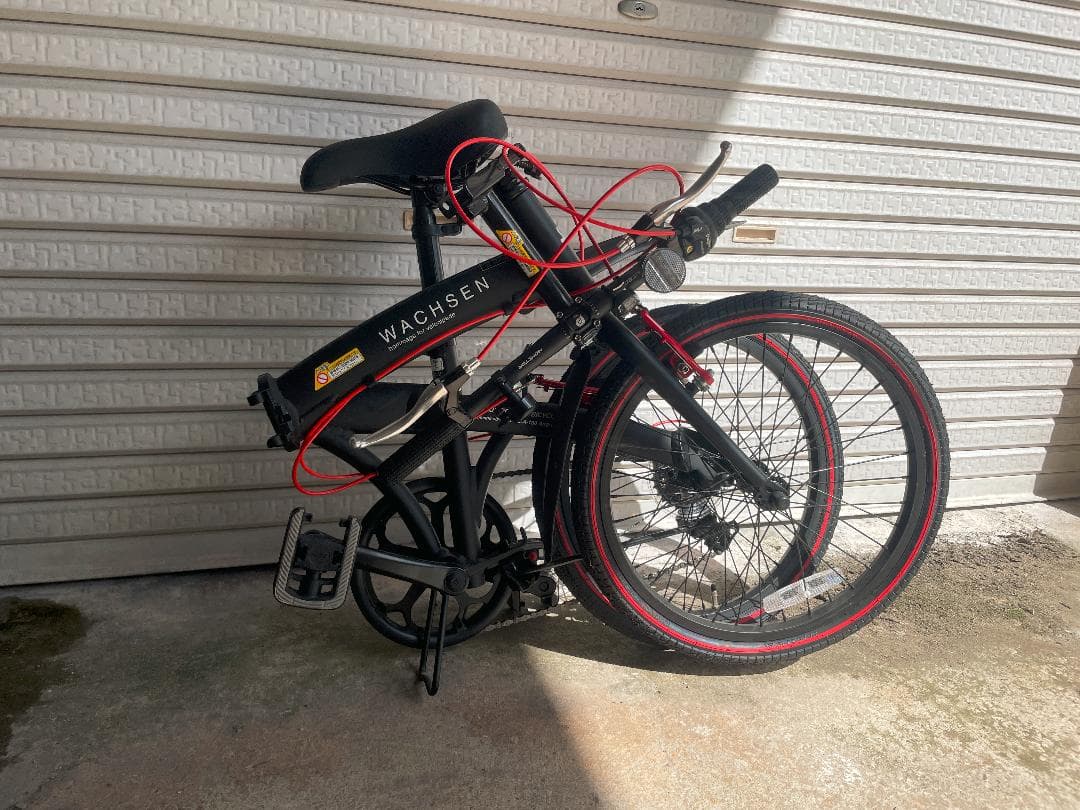 アルミ製　折たたみ自転車　6段変速　 Angriff BA-100-BRD　美品