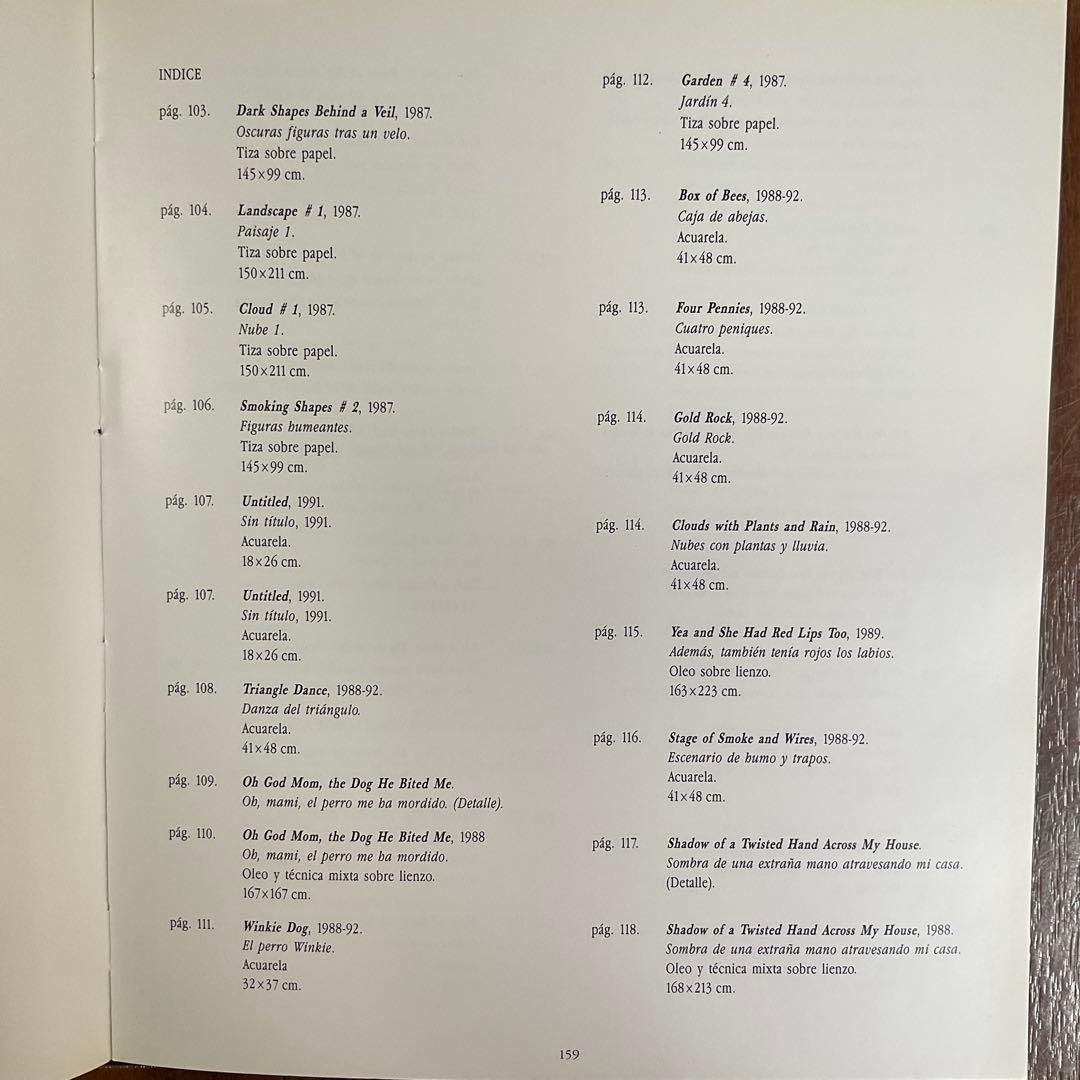 デヴィッド・リンチ展覧会カタログ（1992年スペイン英語併記）東京1996年購入