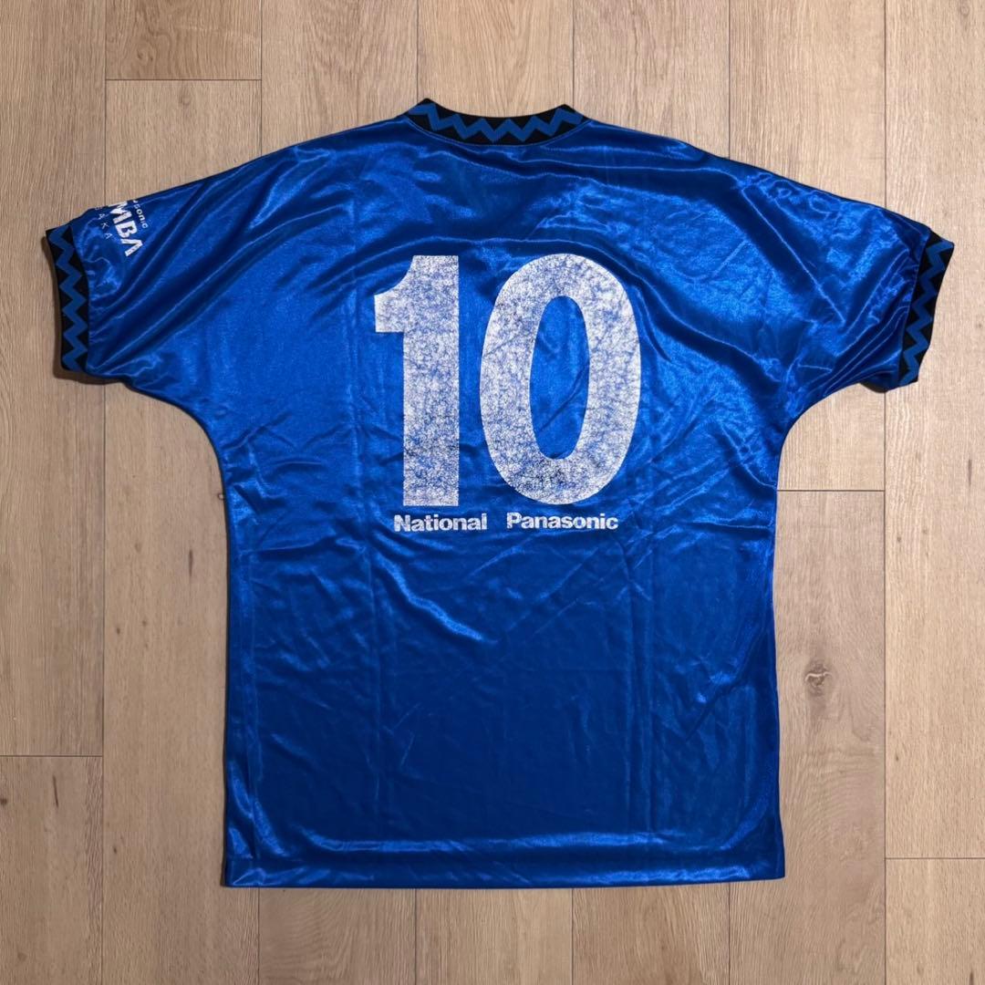 1993〜1994年 ガンバ大阪 ホーム ユニフォームサイズO 礒貝洋光 10番