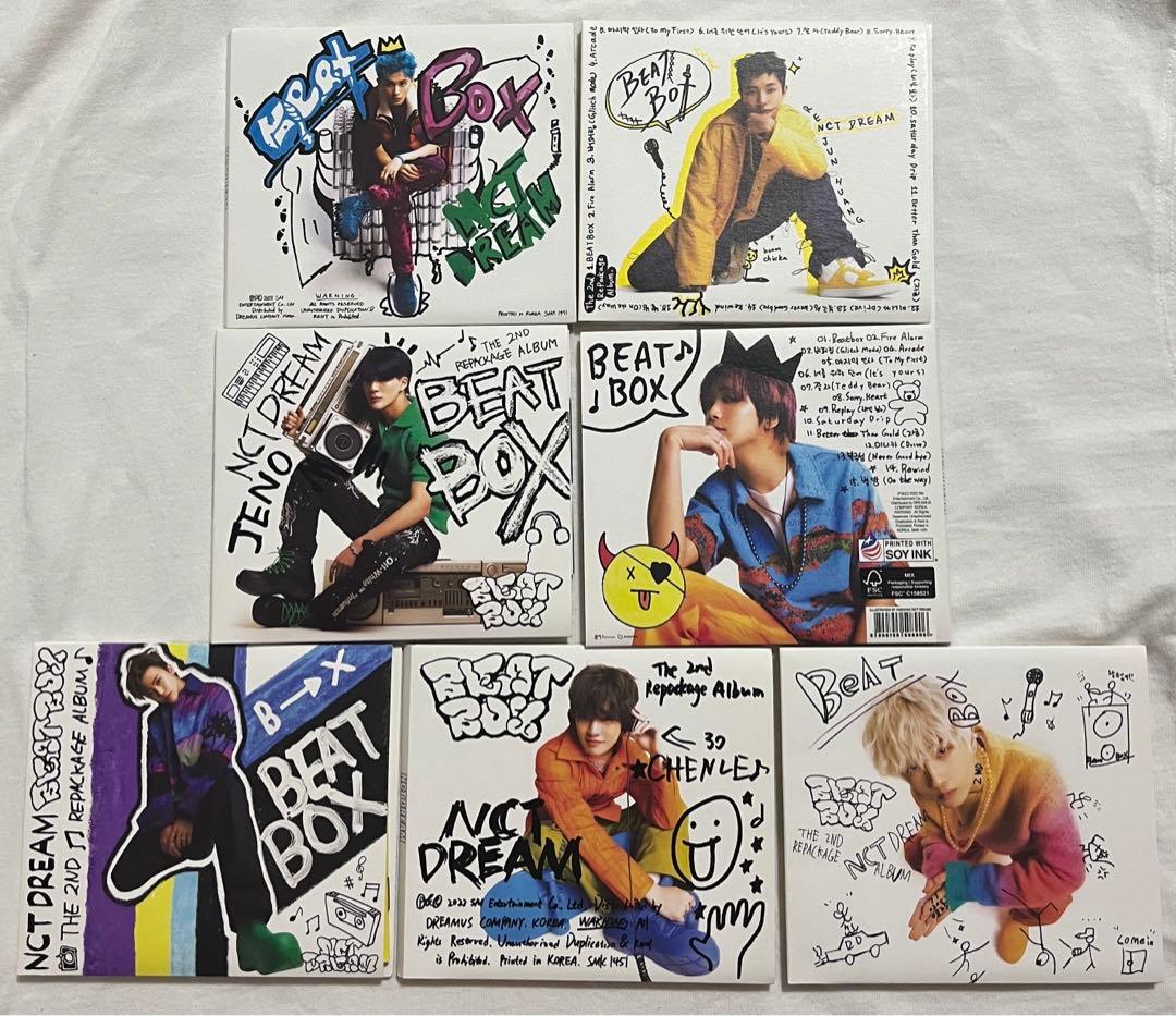 nct dream beatbox mu-mo限定 B 全種 コンプリート