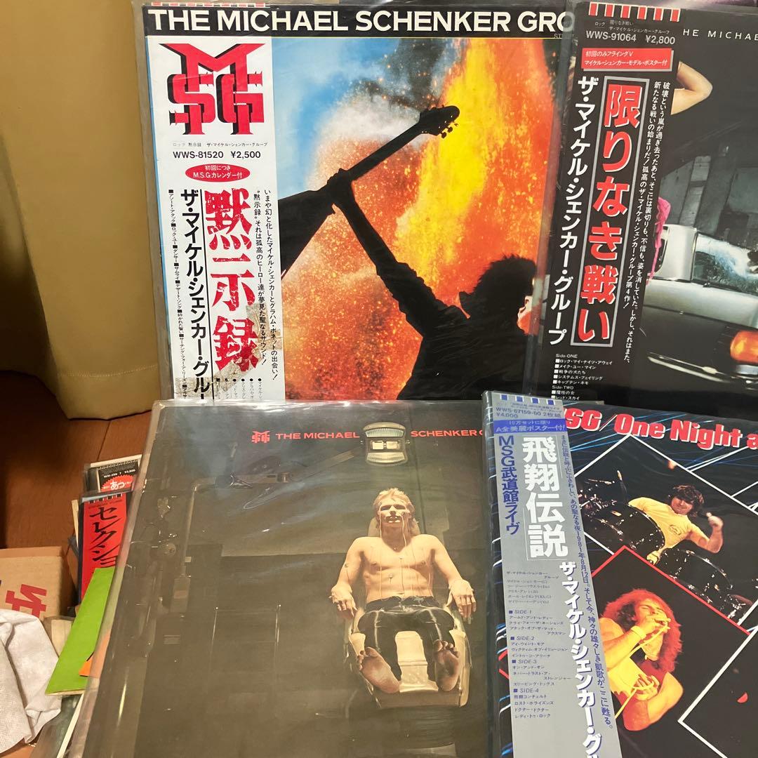 【希少/帯付多数】マイケル・シェンカー・グループ LPレコード 5枚セットMSG