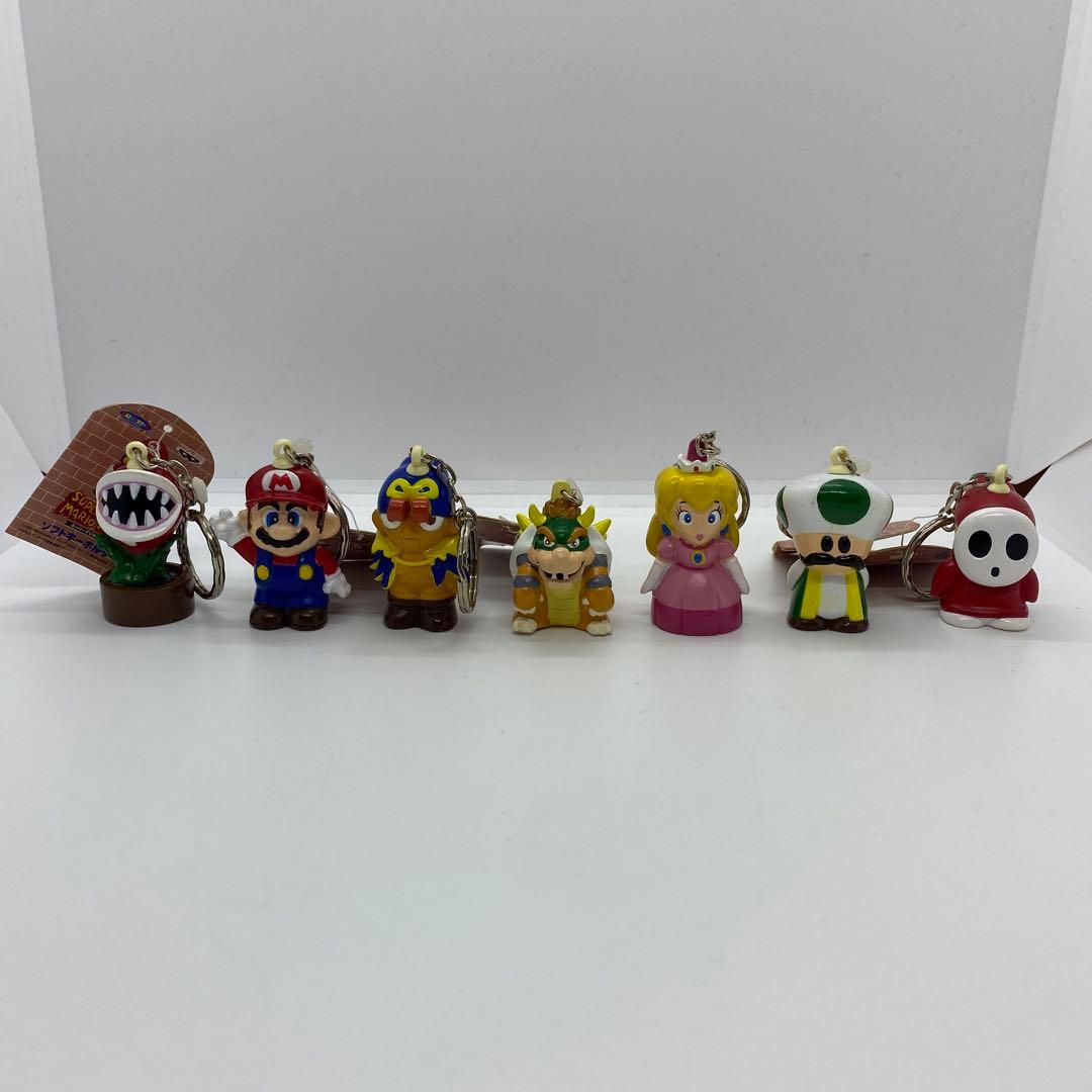スーパーマリオ RPG とるとるマスコット ソフトキーホルダー 7種セット