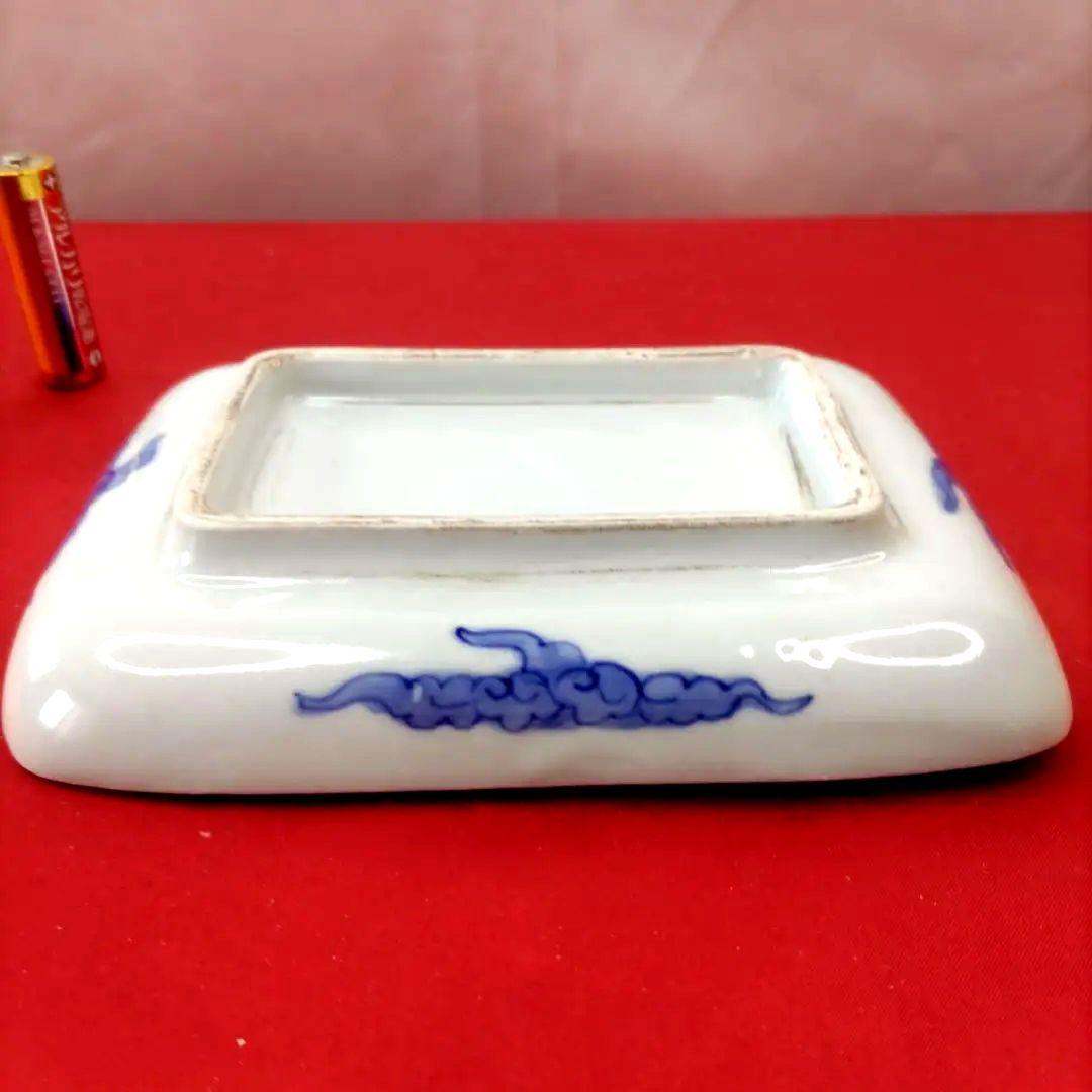 有田焼　伊万里焼　古伊万里　金彩　色絵　小皿　角皿　長角皿　5客セット