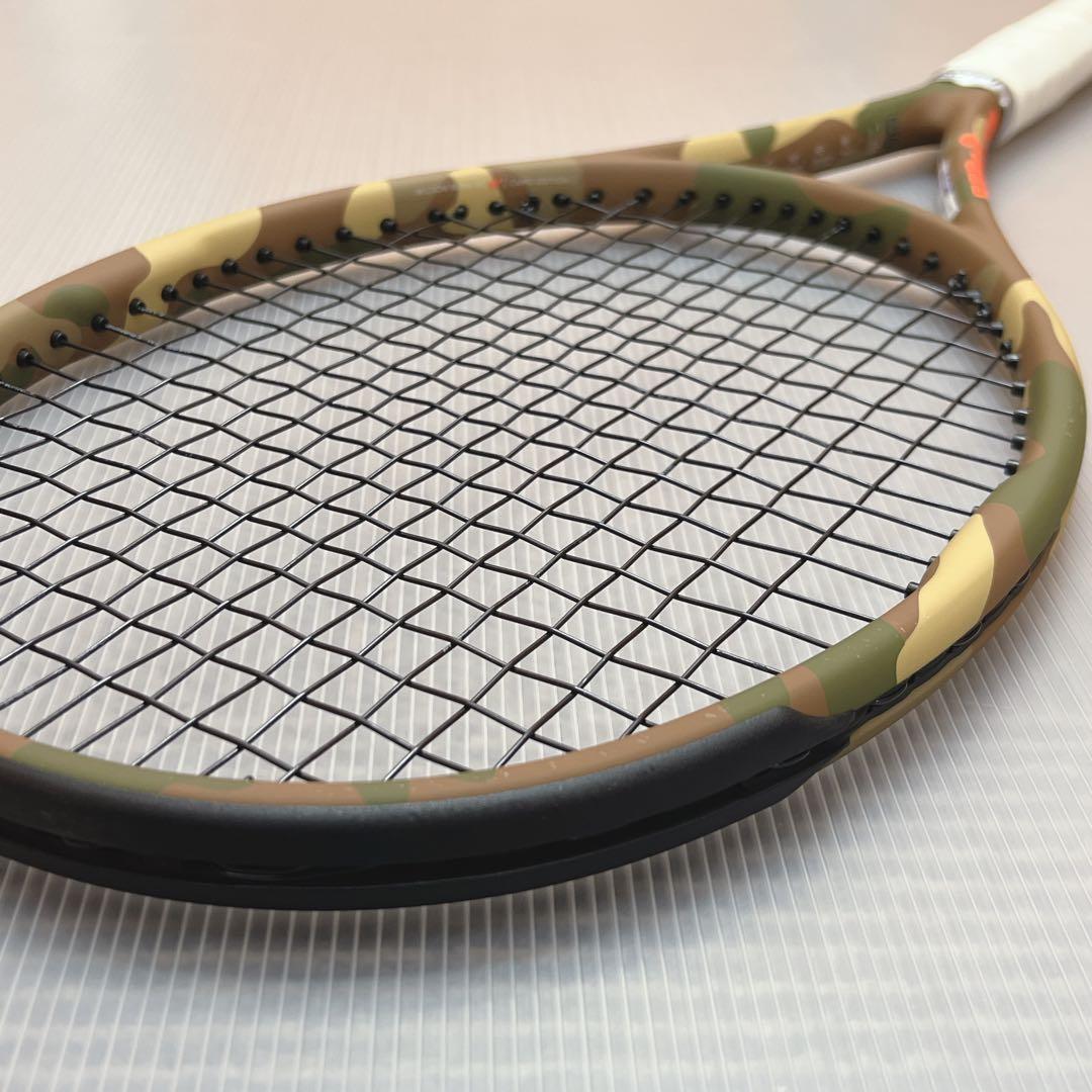 【美品】Wilson BURN 95 カモフラージュ テニスラケット G2