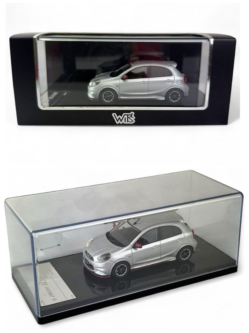 WiT’sウィッツ 1/43 日産 マーチニスモS ブリリアントシルバー 未使用
