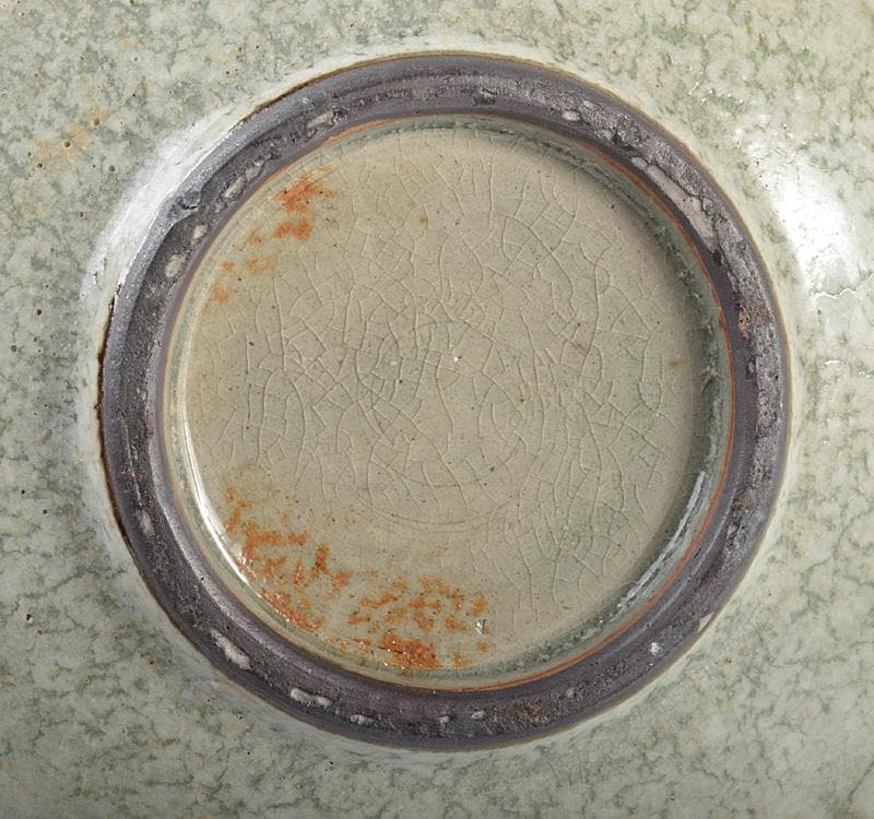 中国　官窯青磁　水孟　筆洗　C　R4274