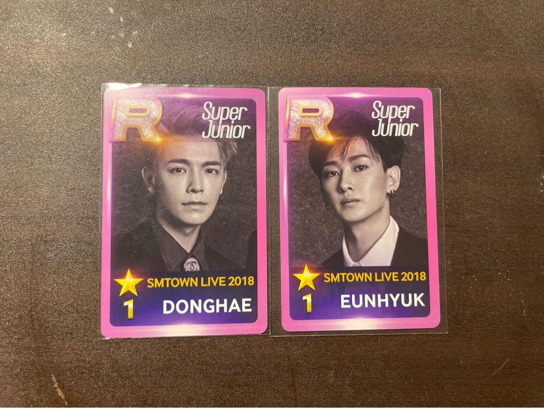 superjunior eunhyuk donghae トレカ　2枚セット
