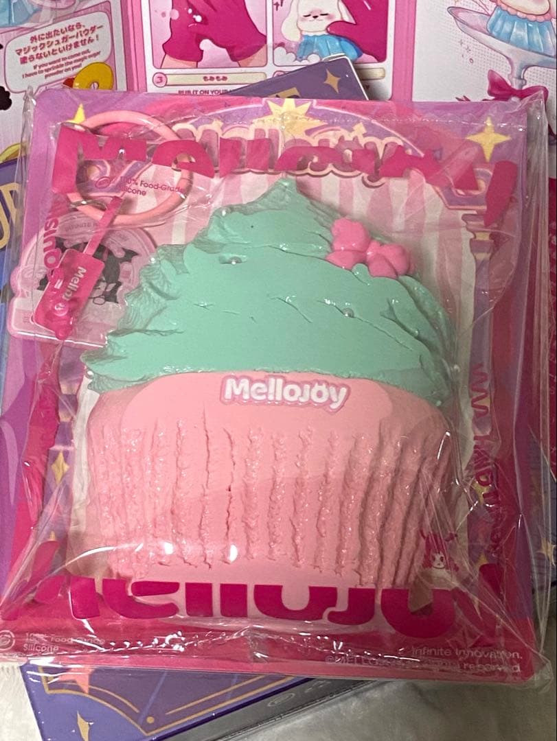 メロジョイ　Mellojoy スクイーズ　カップケーキ