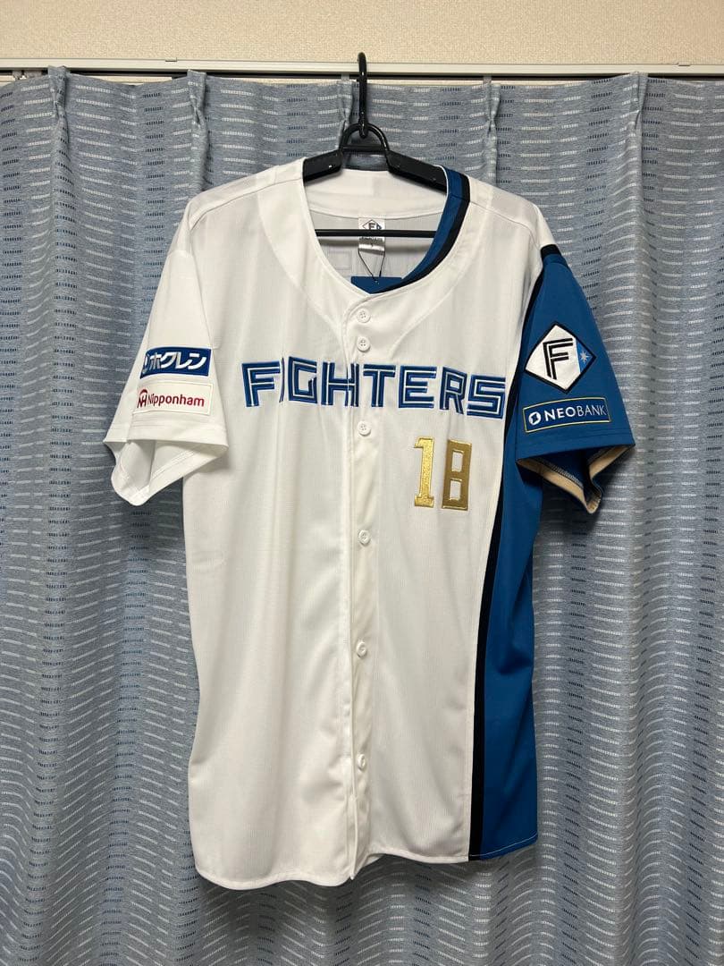 FAV限定グリッターワッペン付きレプリカユニフォーム 山﨑福也(Lサイズ)